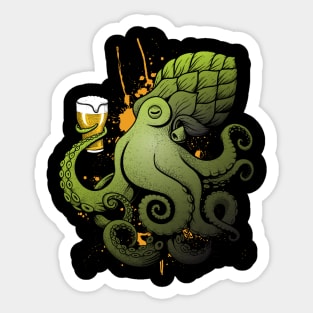 OCTOPUS HOLDINGS A DRINK Sticker